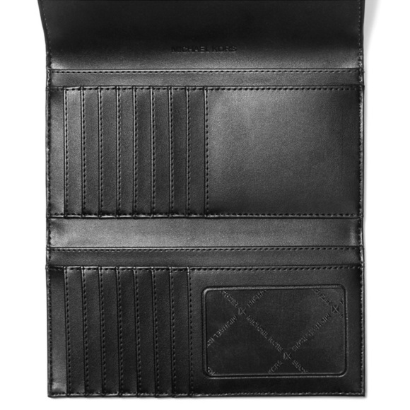 Michael Kors Jet Set Large Signature Logo TriFold
Wallet Optic White Multi - Picture 5 of 6